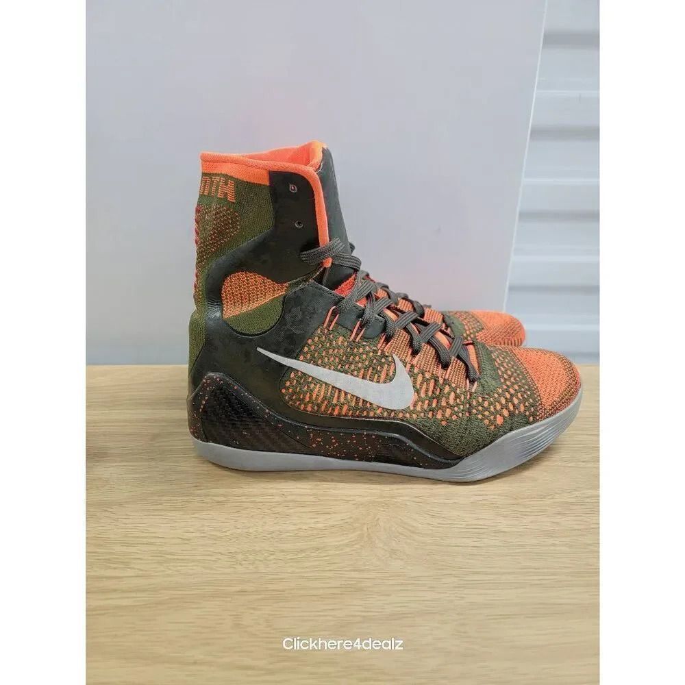 Nike Kobe IX 9 Elite Strategy 630847-303 Sequoia Men's Basketball Shoes Size 8